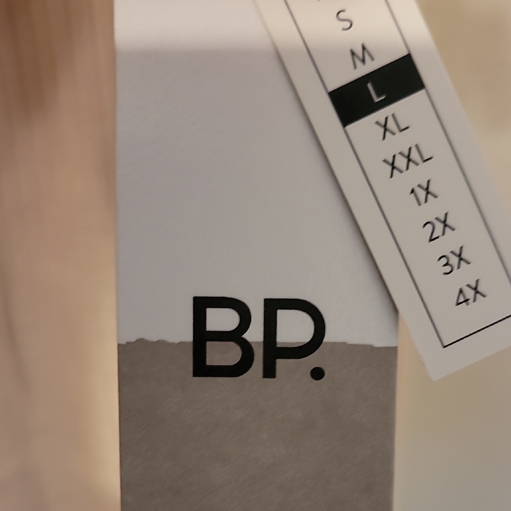 BP Cream Button Crop with Tank - Picture 2 of 3